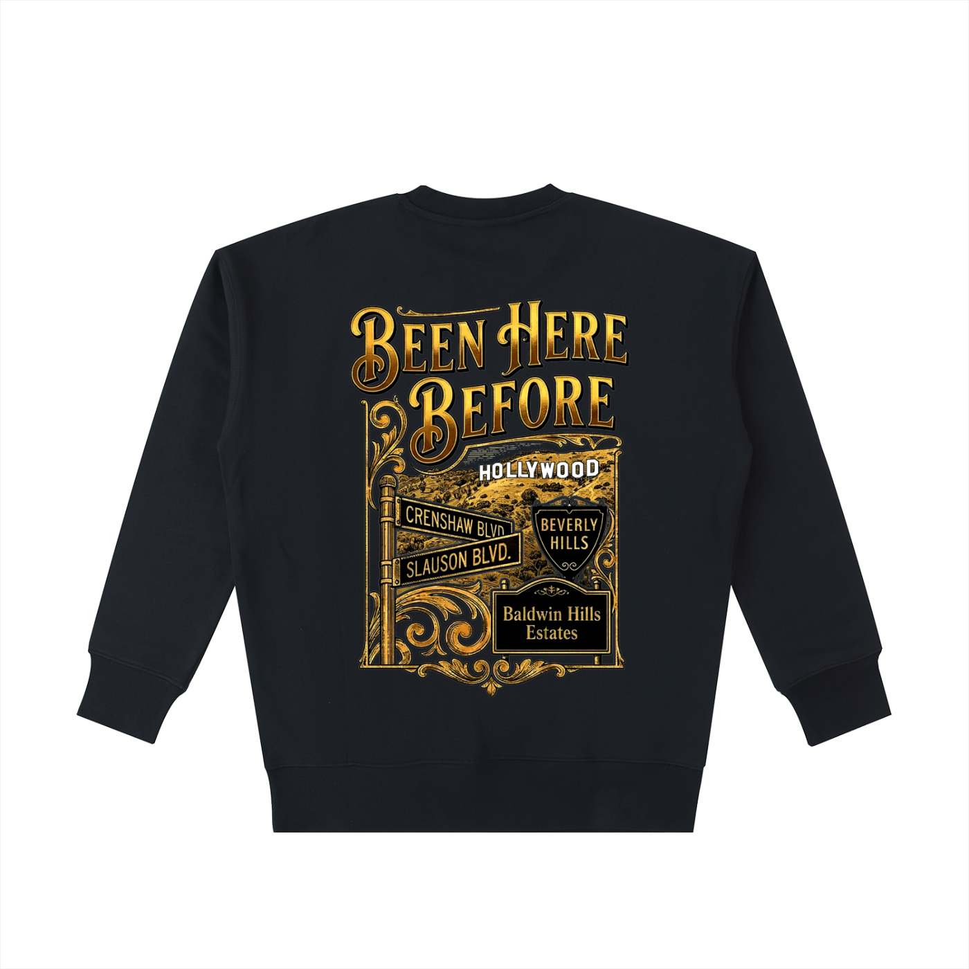 "Wild West" Heavyweight Cotton Sweatshirt