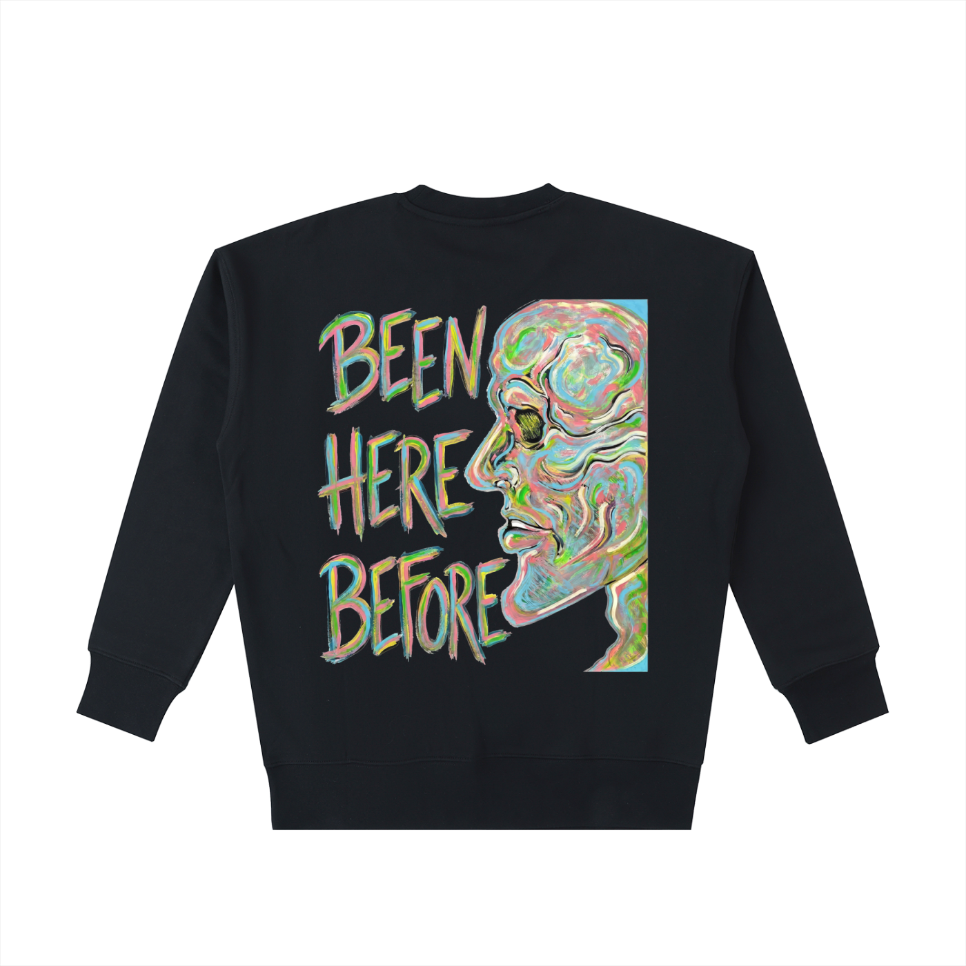 "Painted" Heavyweight Cotton Sweatshirt