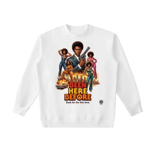 "He's A Bad Man" BHB Heavyweight Crewneck Sweatshirt